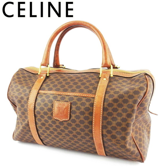 Celine bag beige brown Boston leather handbag macadam - Picture 1 of 6
